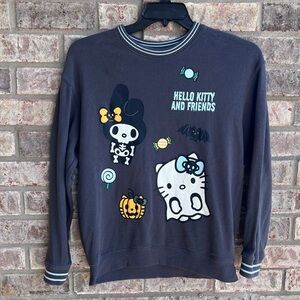 🍒💣 Hello Kitty & friend Halloween style sweatshirt